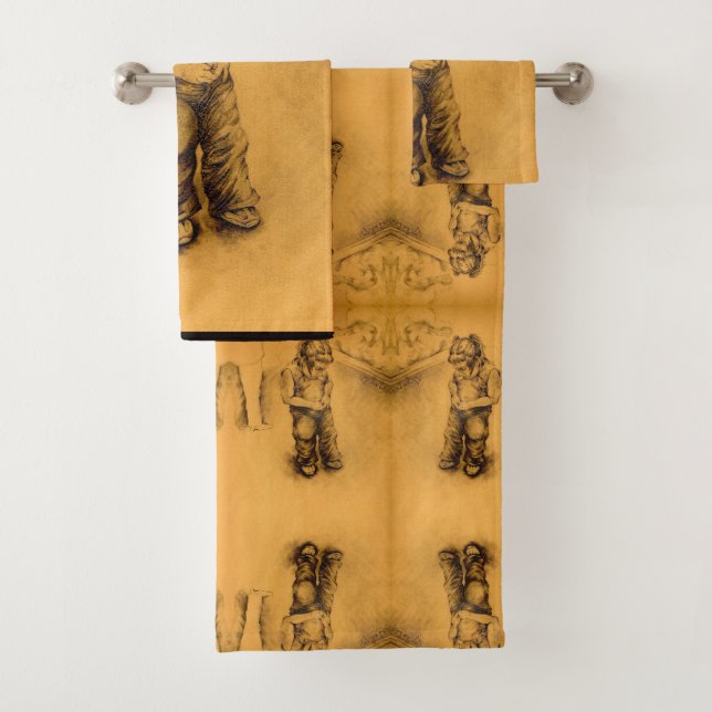 I'm lost in Le Tianguie Bath Towel Set (Insitu)