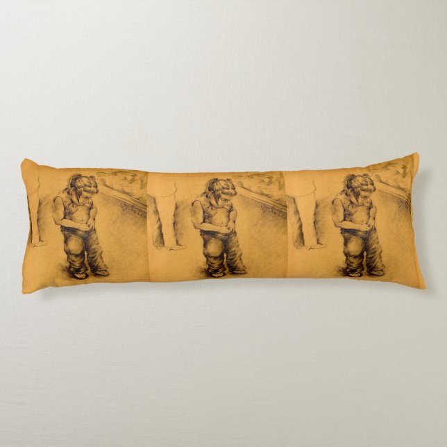 I'm Lost in Le Tianguie, Mexico Body Cushion (Back)