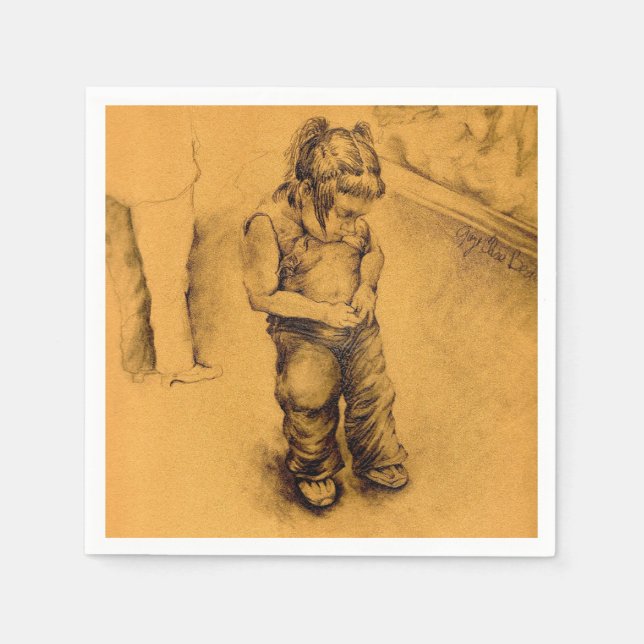 I'm Lost in Le Tianguie, Mexico Napkin (Front)