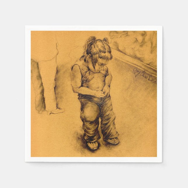 I'm Lost in Le Tianguie, Mexico Napkin (Front)