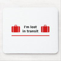 I'm Lost in Transit Double Suitcase Light-Colour