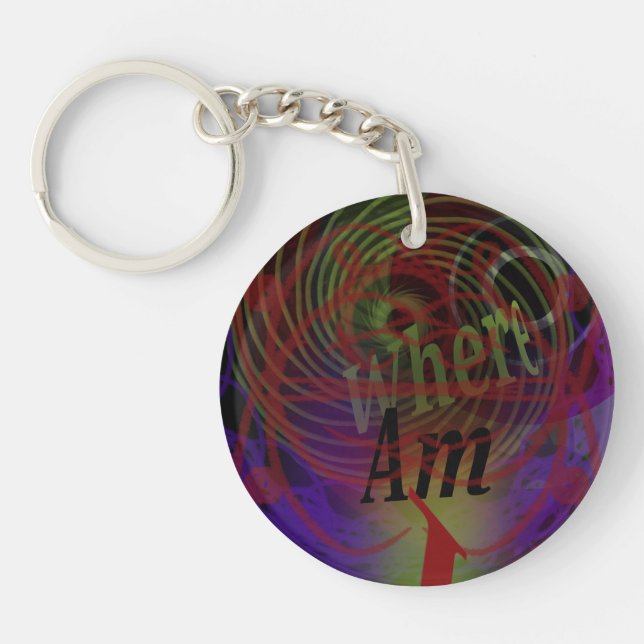 I'm Lost  Key Ring (Front)