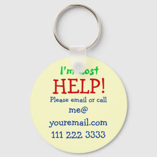I'm Lost Keychain