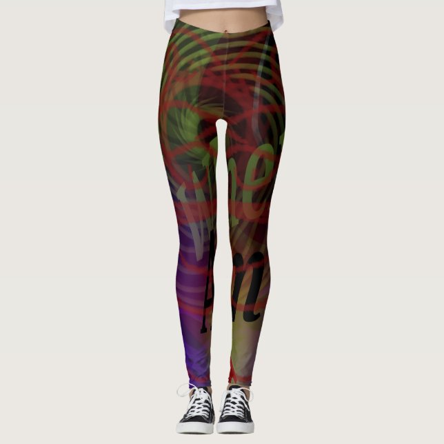 I'm Lost  Leggings (Front)