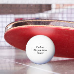 I'm Lost Personalised Name Custom Golf Ball<br><div class="desc">This design was created though digital art. It may be personalised in the area provide or customising by choosing the click to customise further option and changing the name, initials or words. You may also change the text colour and style or delete the text for an image only design. Contact...</div>