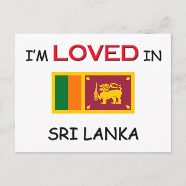 I'm Loved In SRI LANKA Postcard (Front)