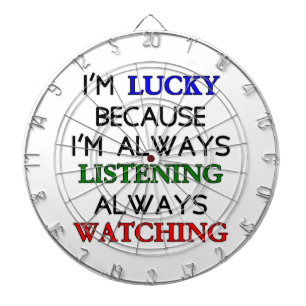 I'm Lucky Dartboard