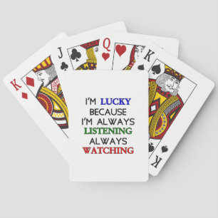 I'm Lucky Playing Cards