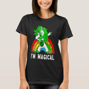Im Magical Irish Dabbing Unicorn Toddler St Patric T-Shirt
