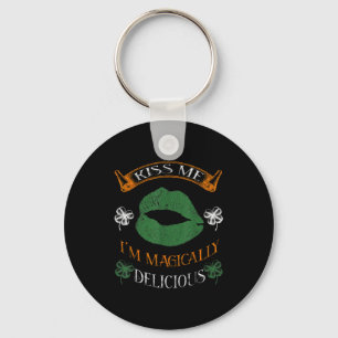 I'm Magically Delicious Shamrock Tee St.patrick's  Key Ring