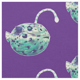 "I'm Mesmerising..." The puffer-lamp-fish realised Fabric