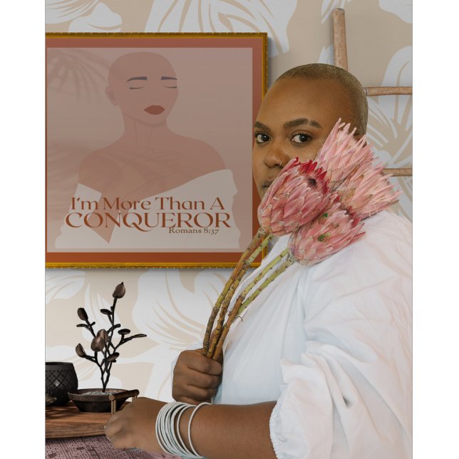 I'm More Than A Conqueror Christian Faith Poster (Creator Uploaded)