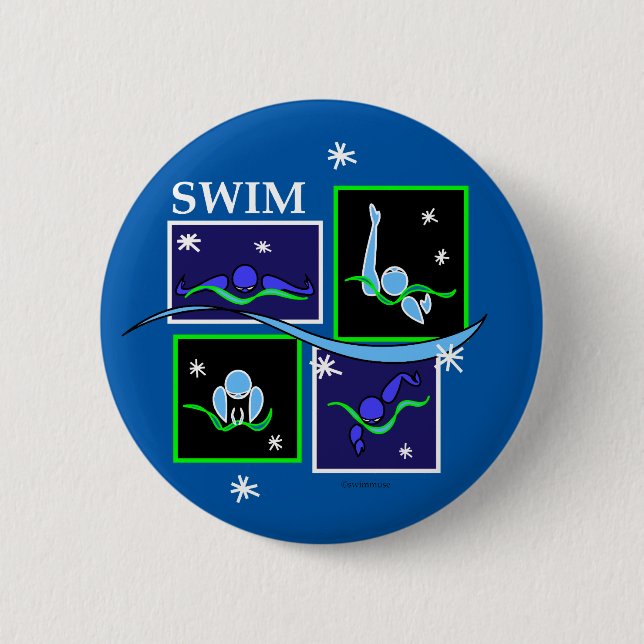 IM Morning Winter 6 Cm Round Badge (Front)
