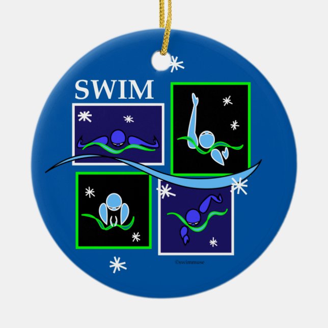 IM Morning Winter Ceramic Tree Decoration (Front)