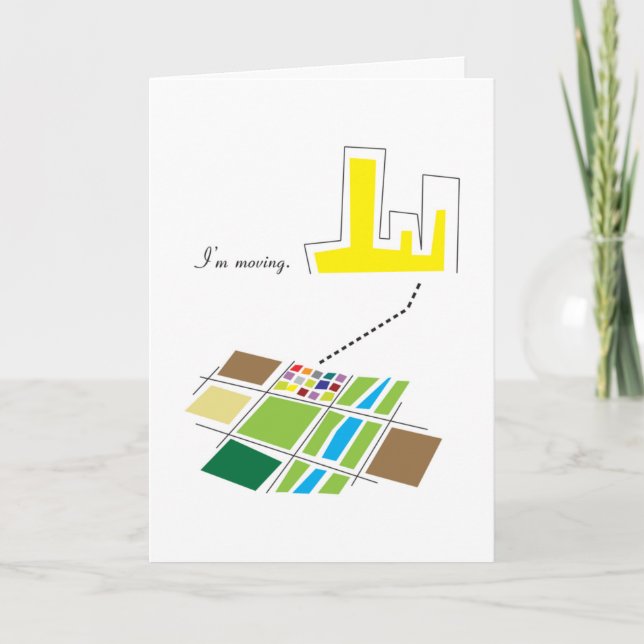 I'm Moving. Card (Front)