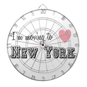 I'm Moving To New York Dartboard