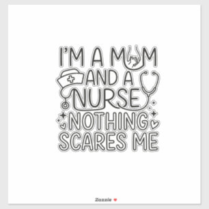Im Mum And Nurse Minimalist Nurse Mum Gift