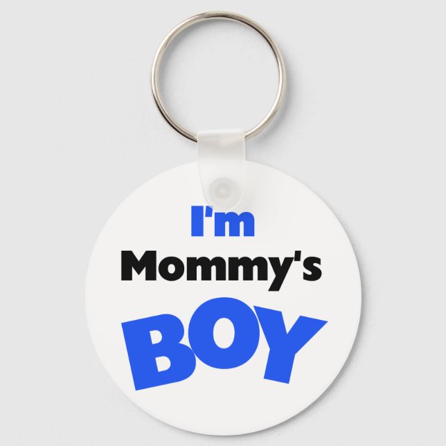I'm Mummy's Boy T-shirts and Gifts Key Ring (Front)