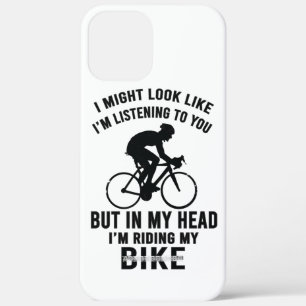 Im my head i'm riding my bike T-Shirt iPhone 12 Pro Max Case