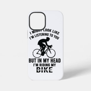Im my head i'm riding my bike T-Shirt iPhone 12 Mini Case