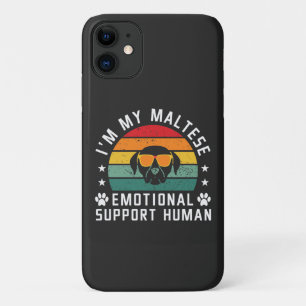 I'm my Maltese Dog's Emotional Support Human Case-Mate iPhone Case