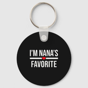 I'm Nana's Favorite Key Ring