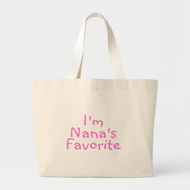 Im Nanas Favourite Large Tote Bag (Front)