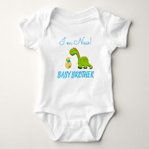 I'm new baby brother baby bodysuit