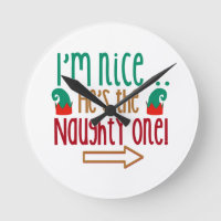 Im Nice Hes Naughty Elf Hat