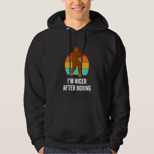 Im Nicer After Boxing Sasquatch Retro Vintage Suns Hoodie