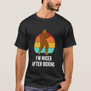 Im Nicer After Boxing Sasquatch Retro Vintage Suns T-Shirt
