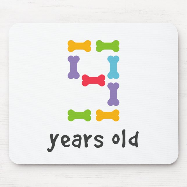 I'm Nine Years Old Mouse Pad (Front)