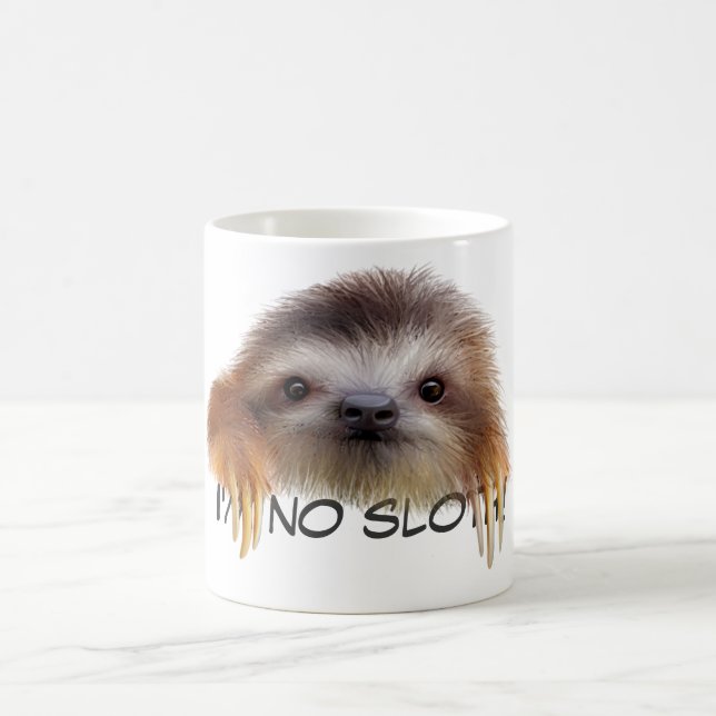 I'm No Sloth Mug (Center)