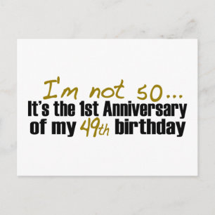 I'M Not 50 Postcard