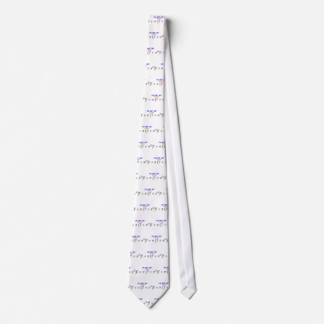 I'm not 60! tie (Front)