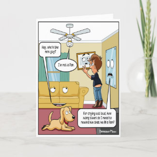 I'm Not a Fan Punny Birthday Card
