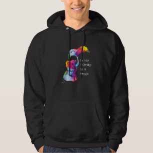 Im Not A Gender Im A Person Rainbow Lgbt Community Hoodie