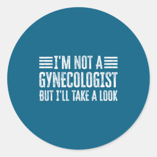 I'm not a gynecologist but i'll take a look classic round sticker