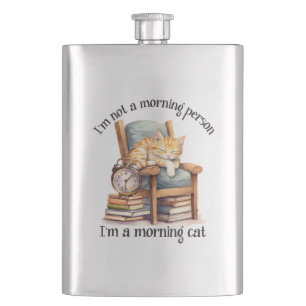 I'm Not A Morning Person Hip Flask