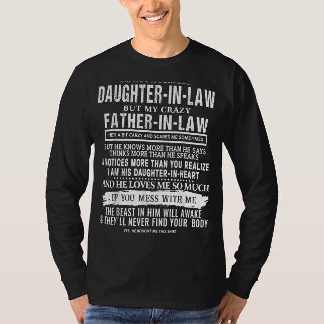 I'm Not A Perfect Daughter In Law But My Crazy Fat T-Shirt (Front)