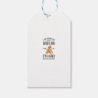 I'm Not a Shiba Inu My Mum Said I'm A Baby Gift Tags