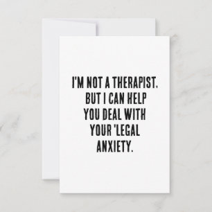 I'm not a therapist, but I can help you deal with Thank You Card