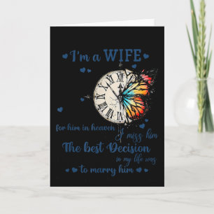 I'm Not A Widow I'm A Wife To A Husband With Wings Card
