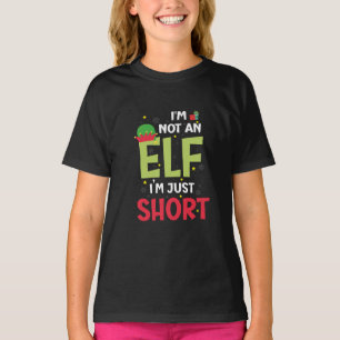 Im Not An Elf Family Christmas Pjs Matching T-Shirt