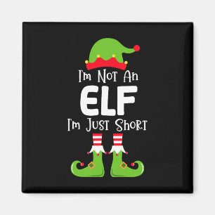 I'm Not An Elf I'm Just Short Family Christmas Pjs Magnet