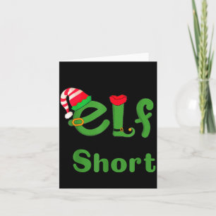 .i'm Not An Elf Im Just Short,funny Christmas 2025 Card