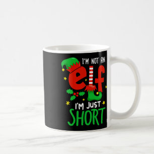 I'm Not An Elf Just Short Funny Christmas Pjs Men  Coffee Mug
