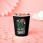 I'm Not An Elf Just Short Funny Christmas Xmas Paper Cups<br><div class="desc">I'm Not An Elf Just Short Funny Christmas Xmas</div>