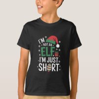 I'm Not An Elf Just Short Funny Christmas Xmas