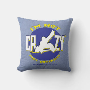 I'm Not Crazy Hockey Goalie Customisable Pillow
